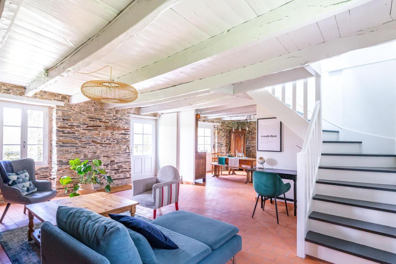 La Villauvert - Cottage Saint-Martin-sur-Oust エクステリア 写真